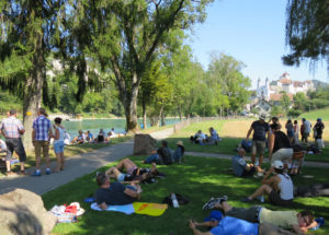 Chillen an der Aare im «Aare-Chill»