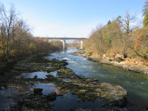 Beim Aare-Engnis in Brugg