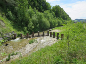 Kein Kunstwerk, sondern Schutz vor verheerenden Überschwemmungen – die Wigger hat es in der Vergangenheit schon öfters bunt getrieben.