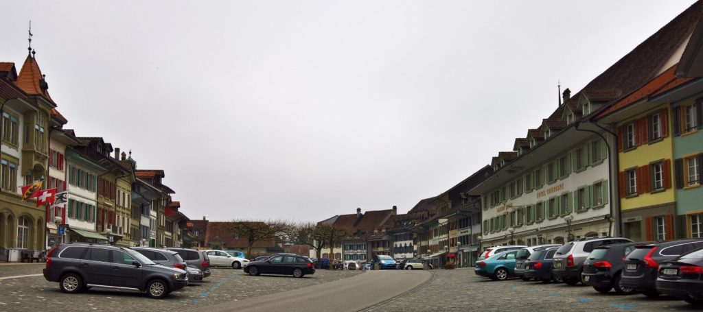 Am Ziel: Der Rekordparkplatz